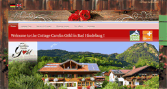 Desktop Screenshot of landhaus-carolin-goehl.de